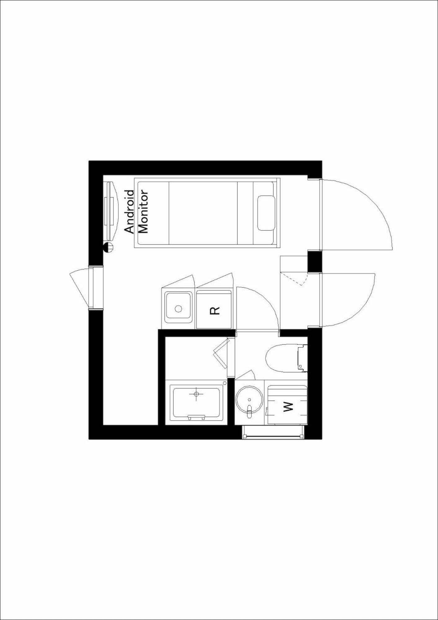 Apartamento Retaw Hills Waseda Tokio Habitación foto